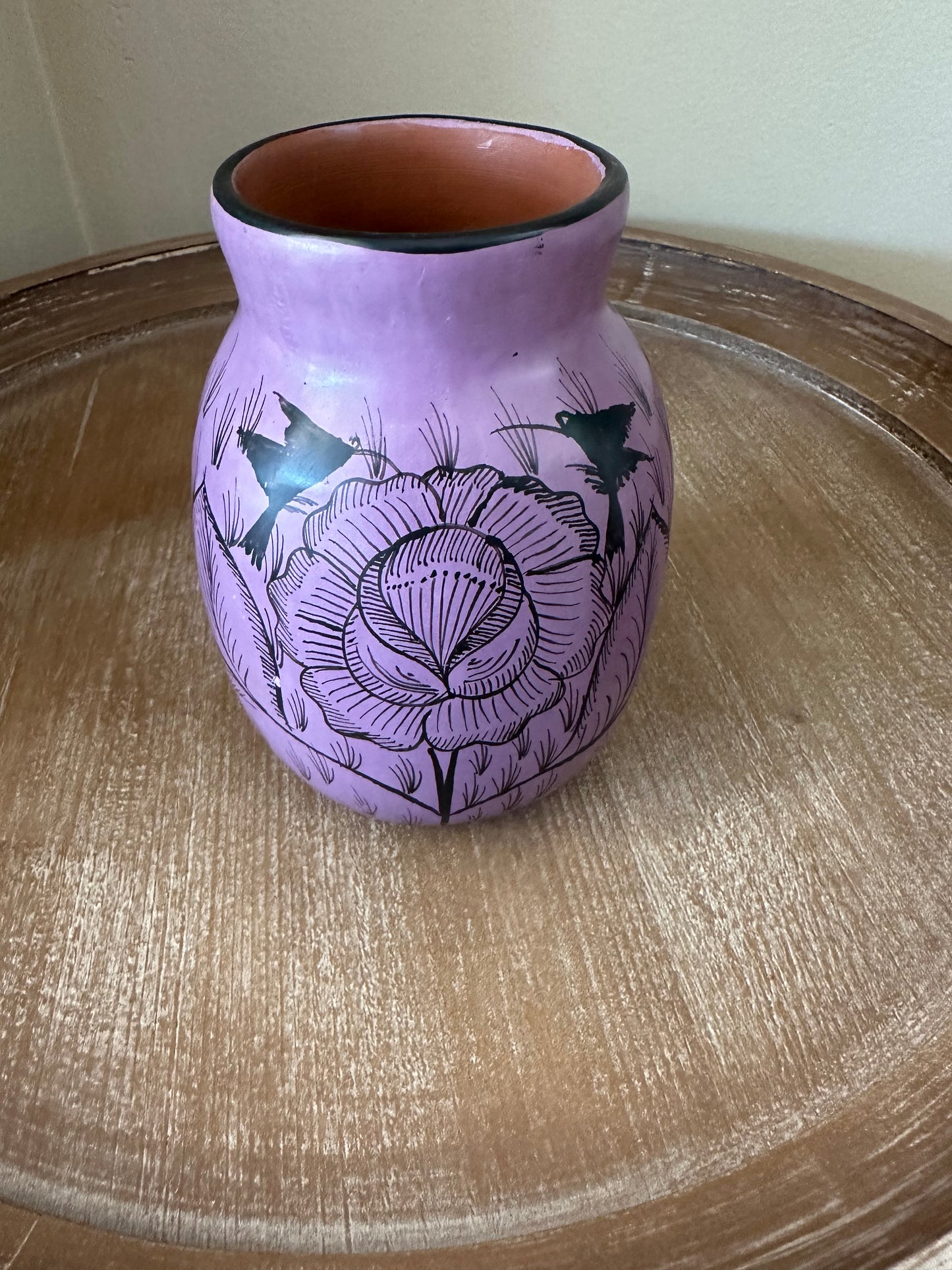 Huancito Small Flowers Vase - Purple