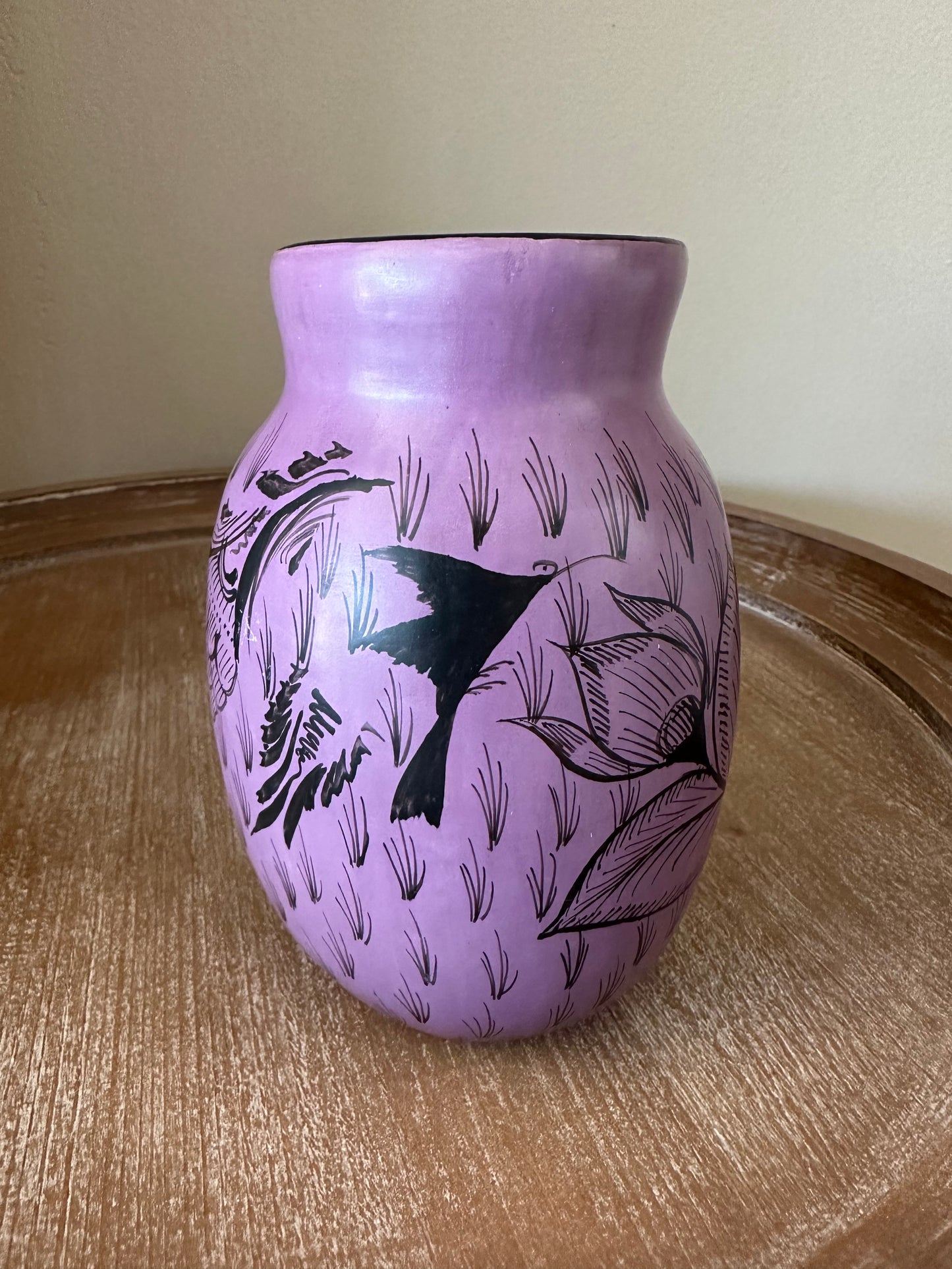 Huancito Small Flowers Vase - Purple