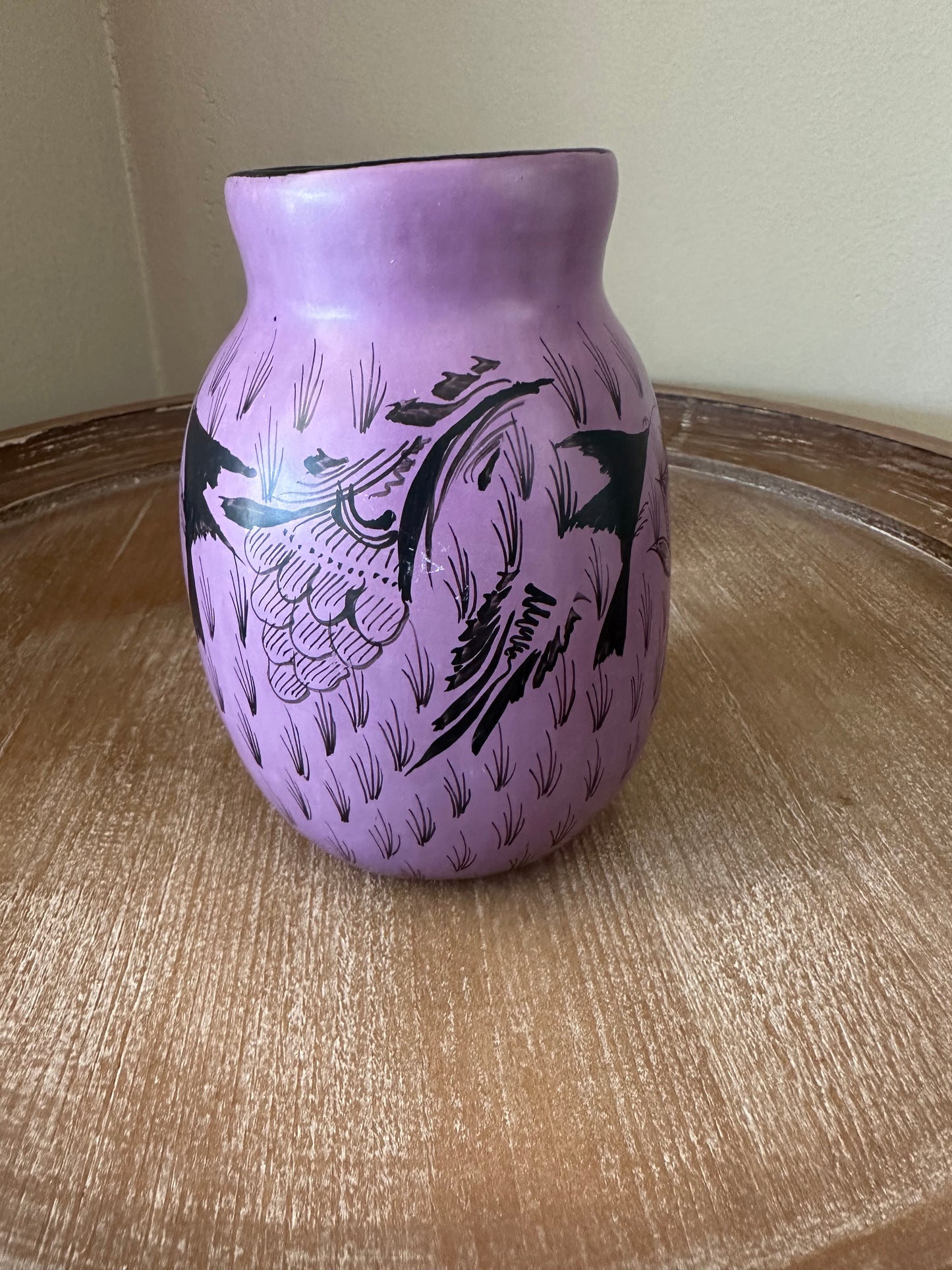 Huancito Small Flowers Vase - Purple