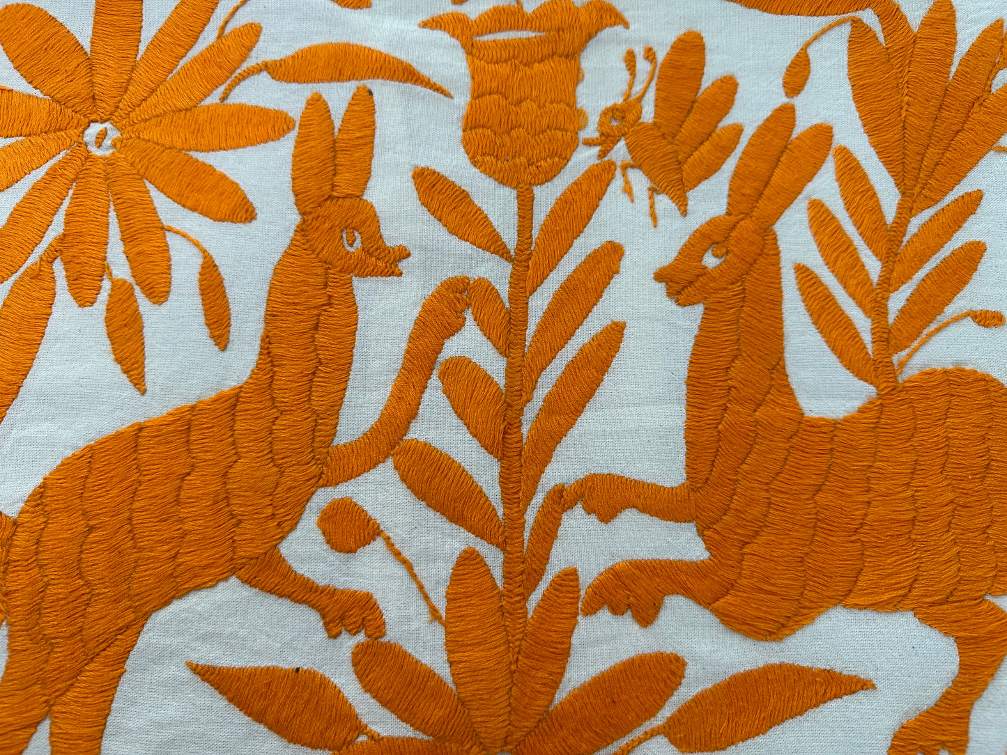 Otomi Lumbar Pillowcase - Orange