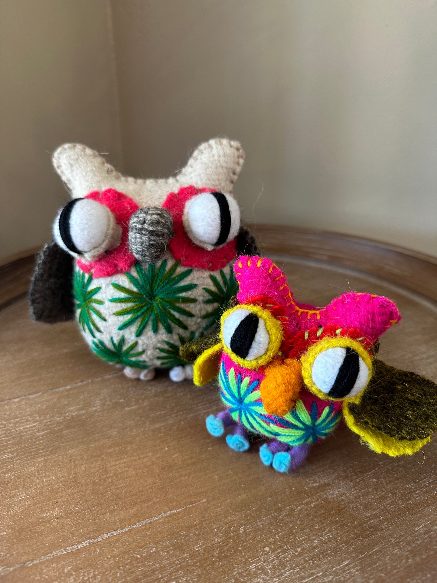 Handmade Wool Animalitos - Owl