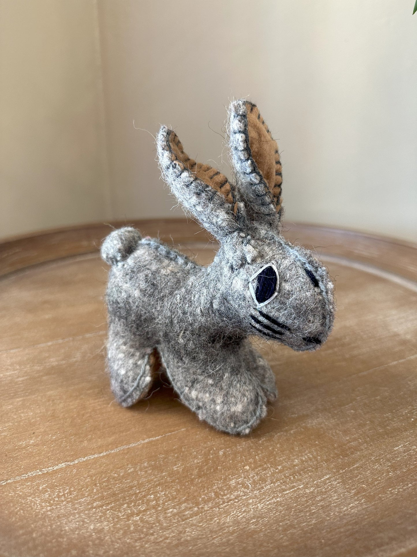 Handmade Wool Stuffed Animals - Rabbits