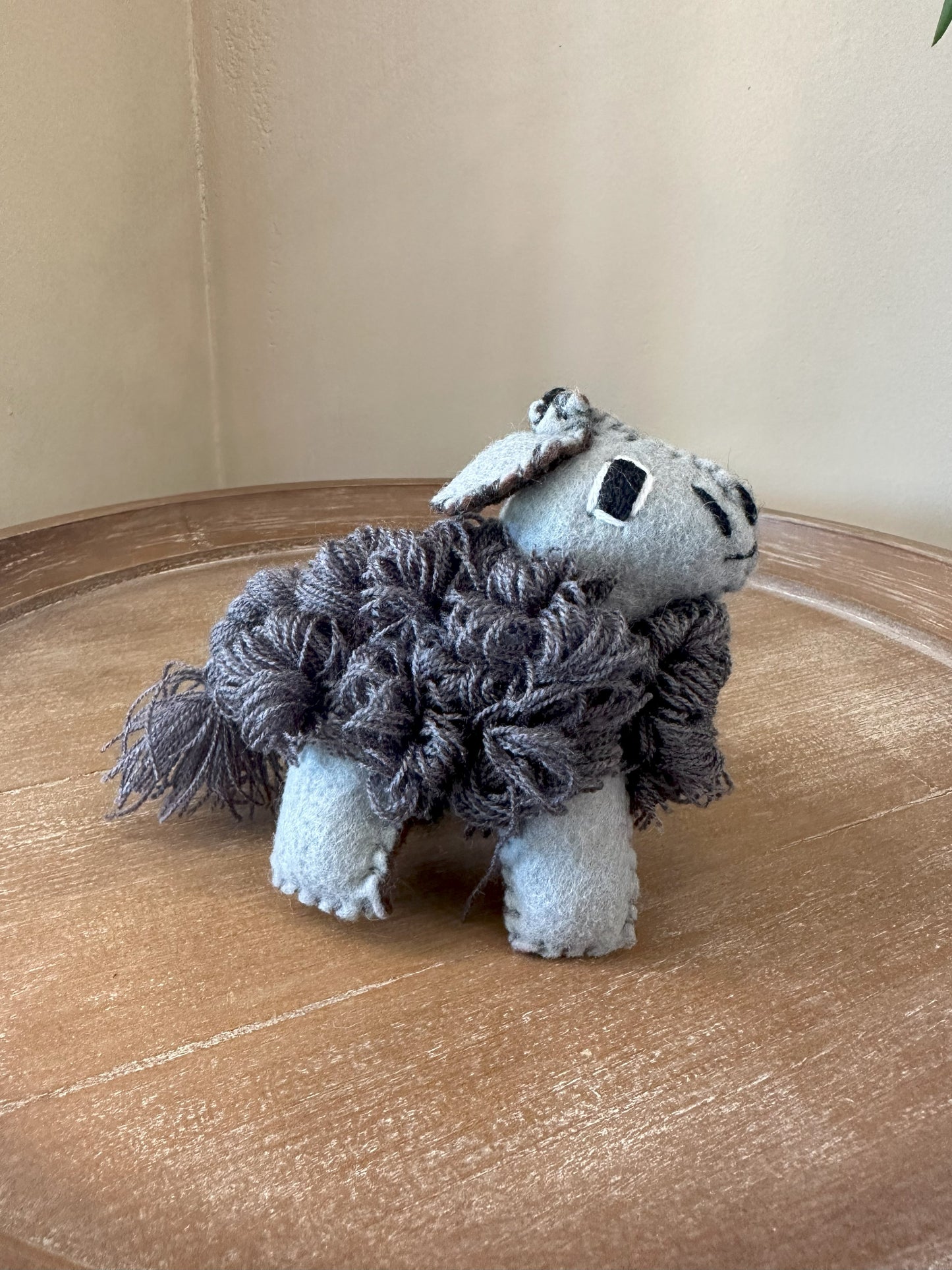 Handmade Felt Stuffed Animals - Sheep