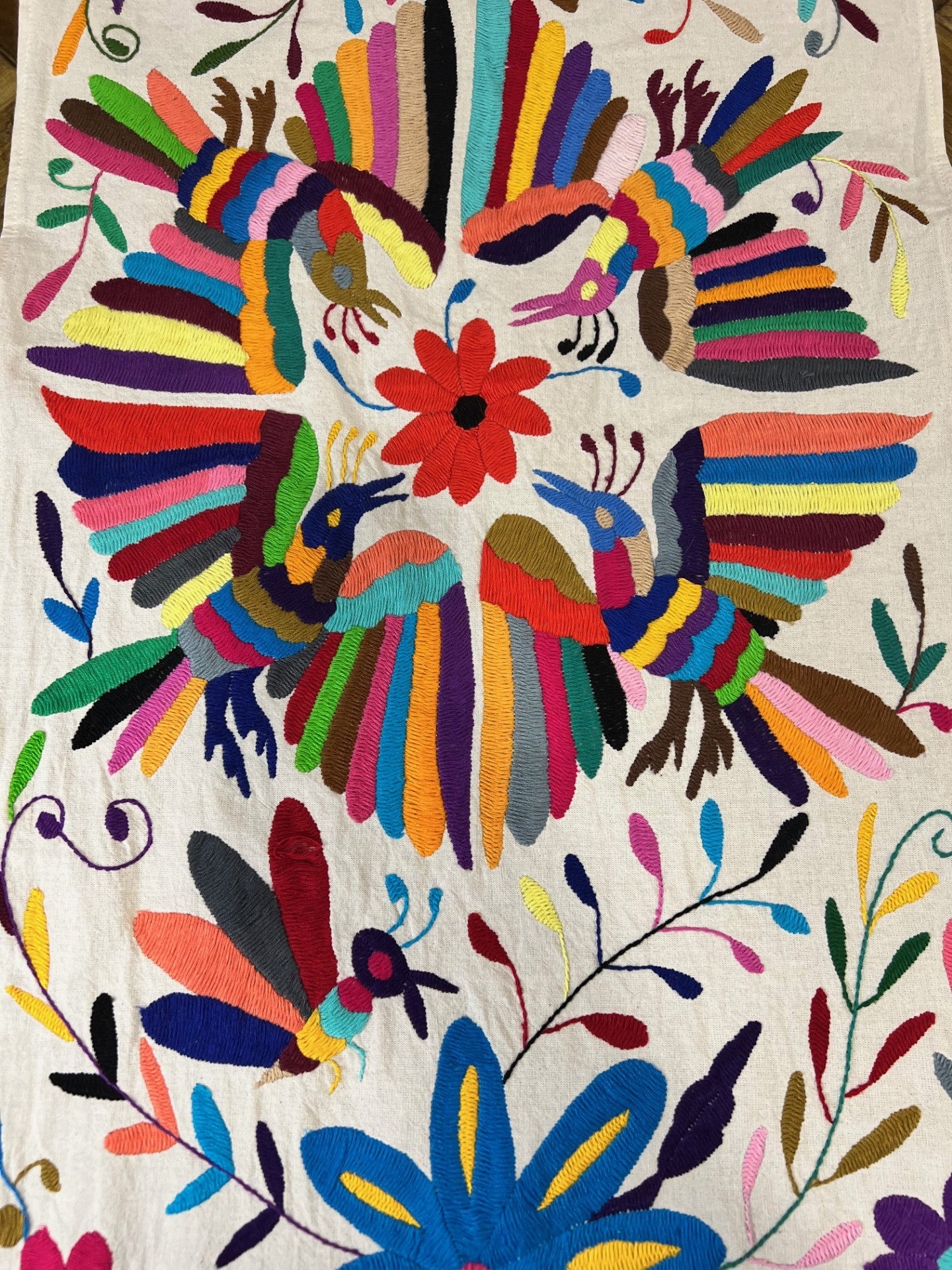 Otomi Table Runner - Multicolor