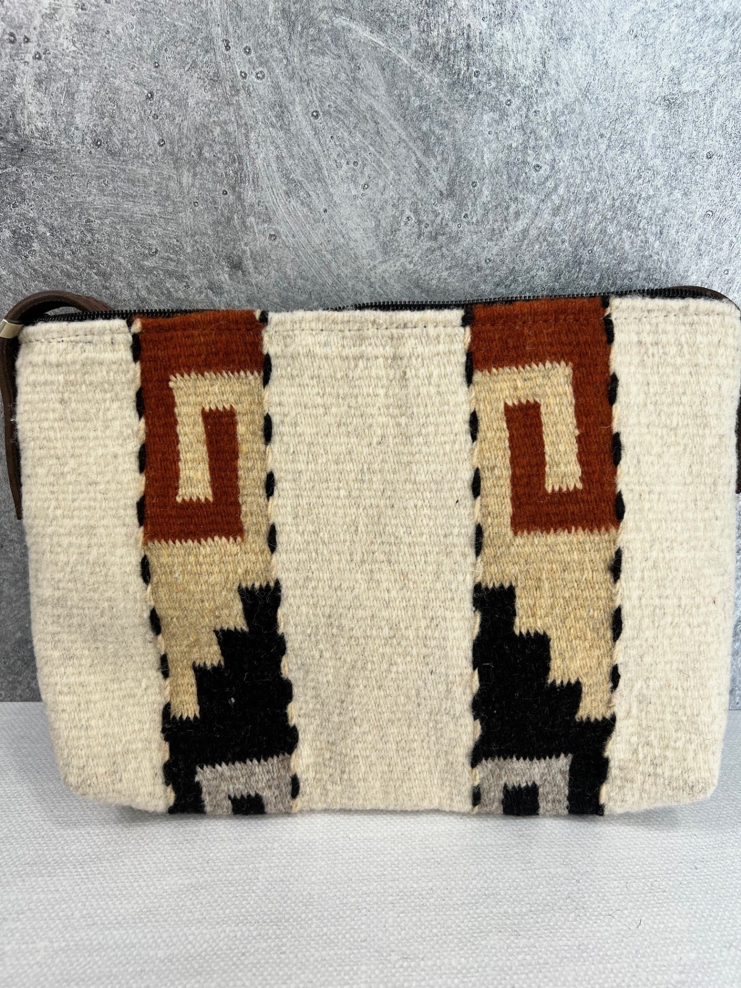 Teotitlan Wool Crossbody Handbag - Beige