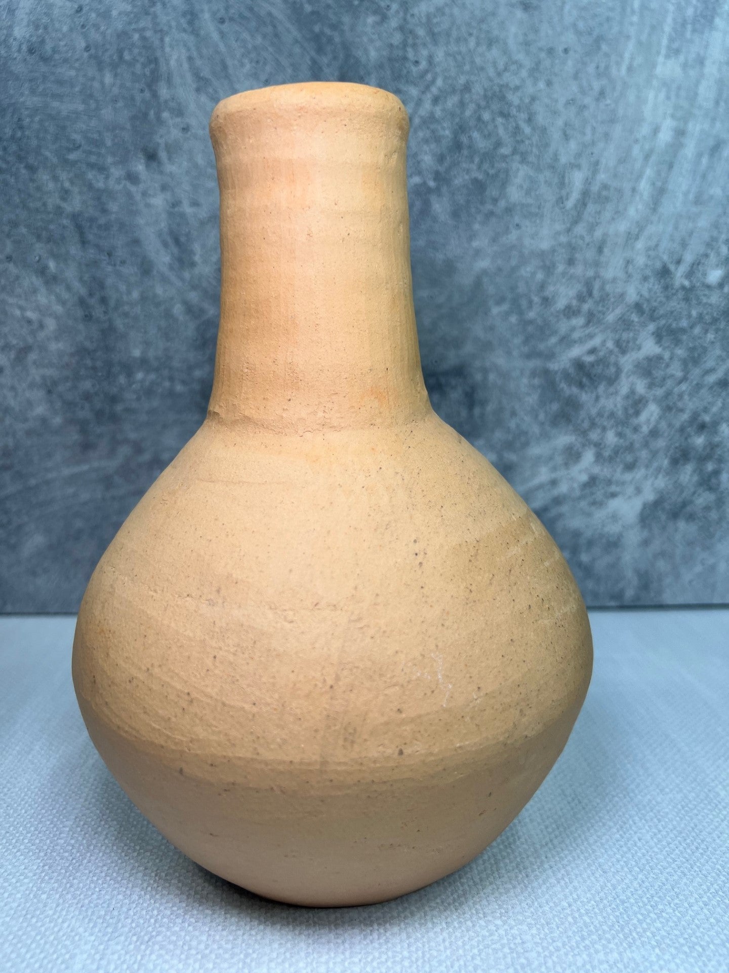 Atzompa Flower Vase - Natural Clay