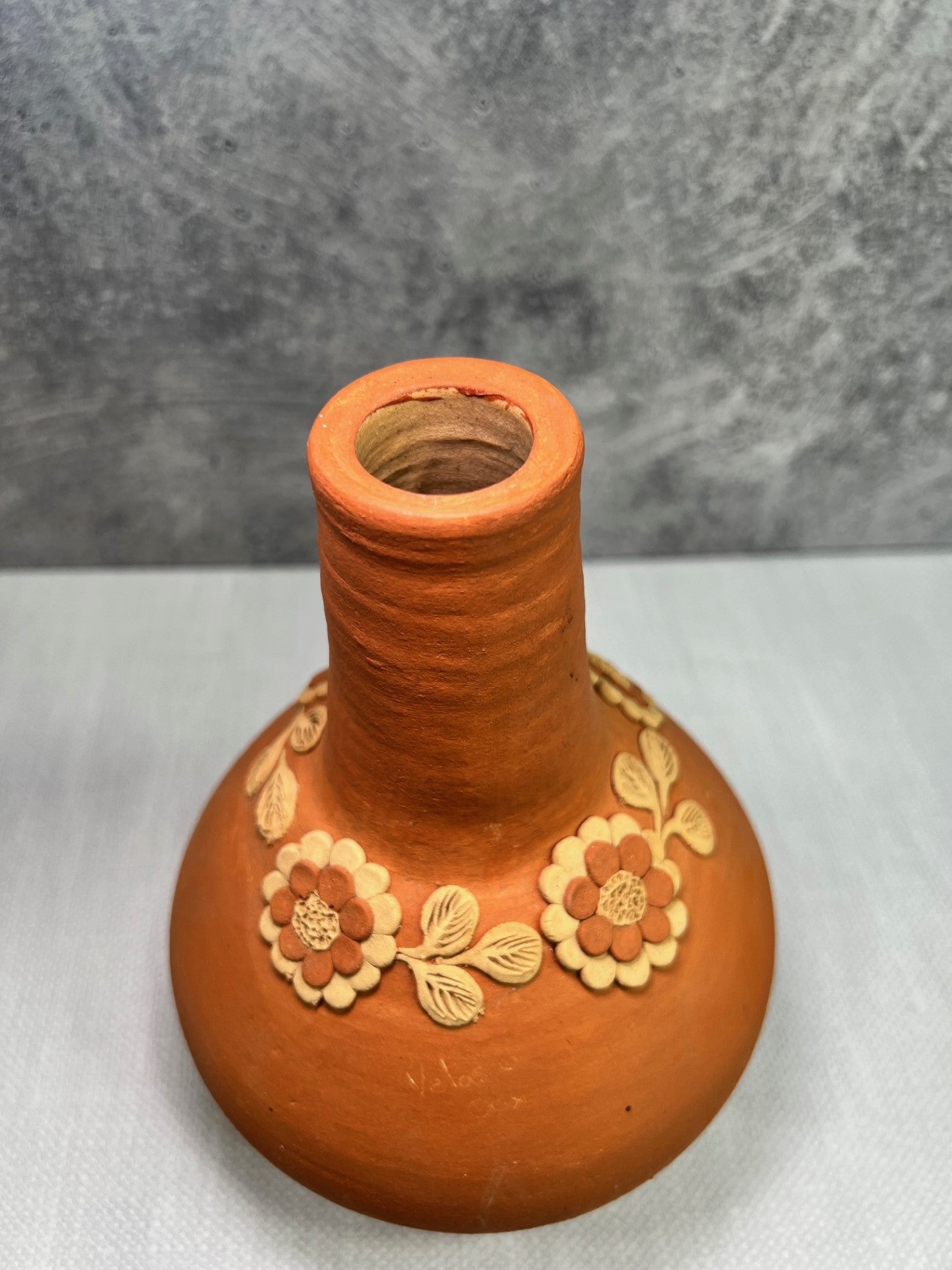 Atzompa Flower Vase - Red Clay