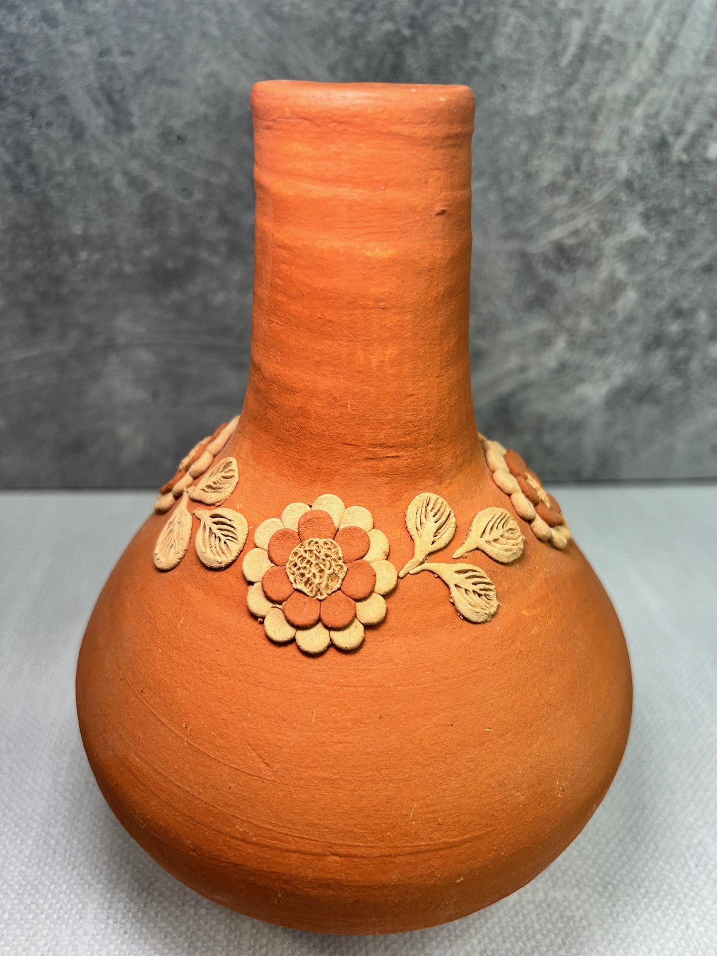 Atzompa Flower Vase - Red Clay