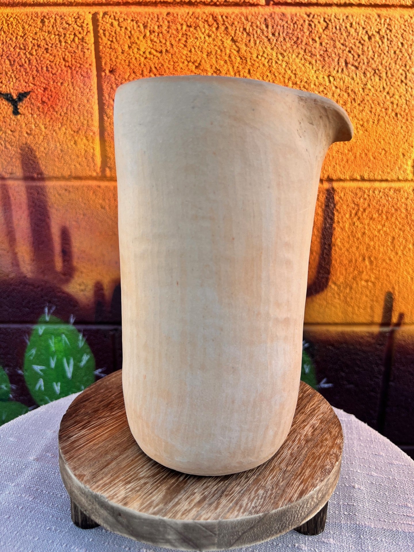 Atzompa Natural Vase