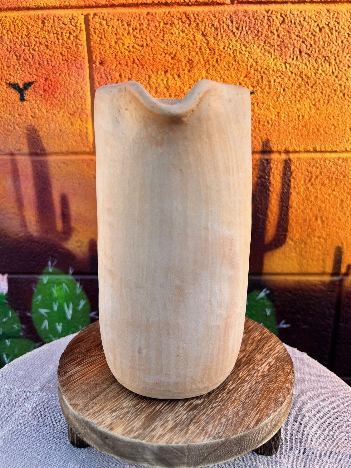 Atzompa Natural Vase