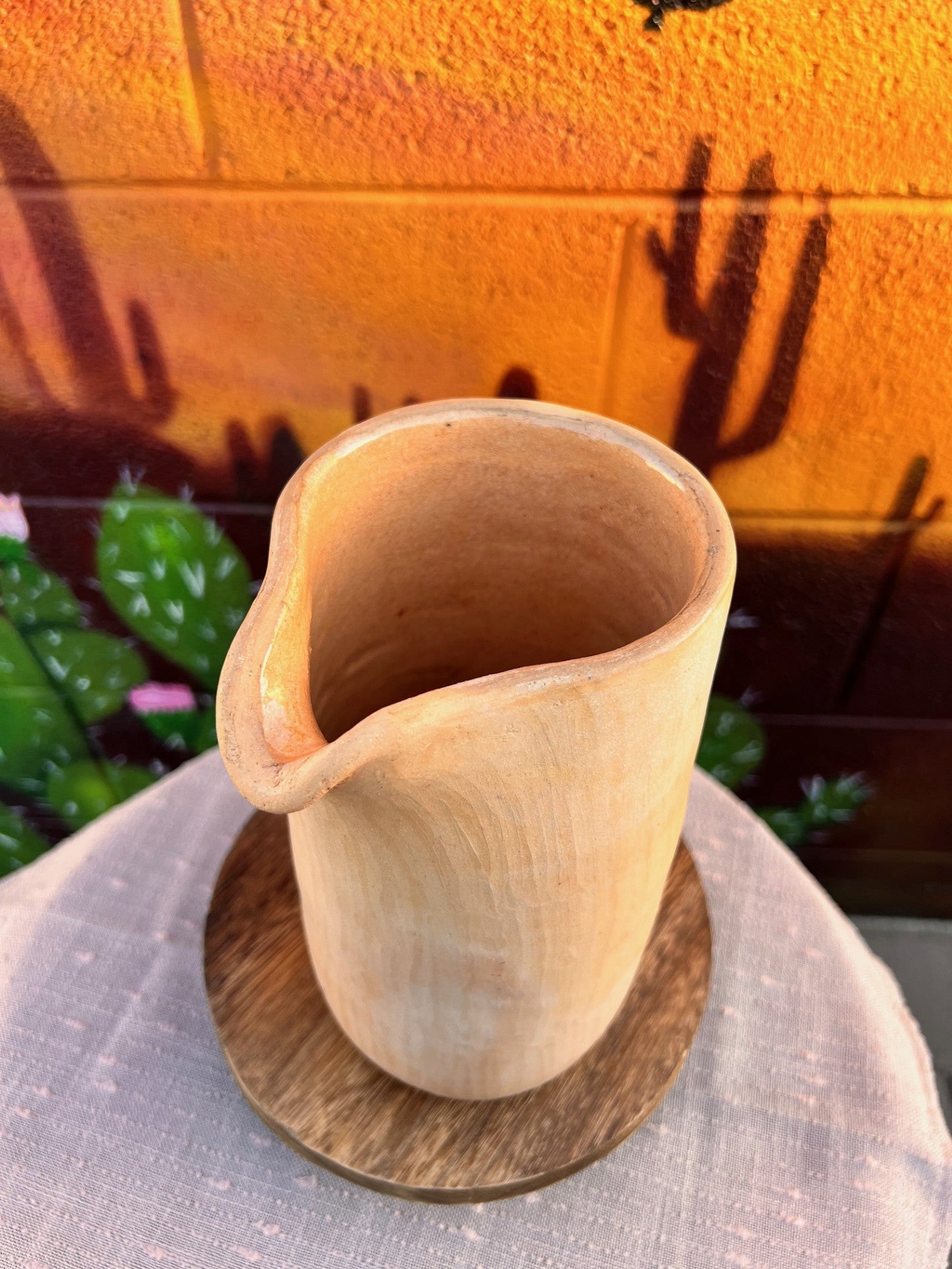 Atzompa Natural Vase