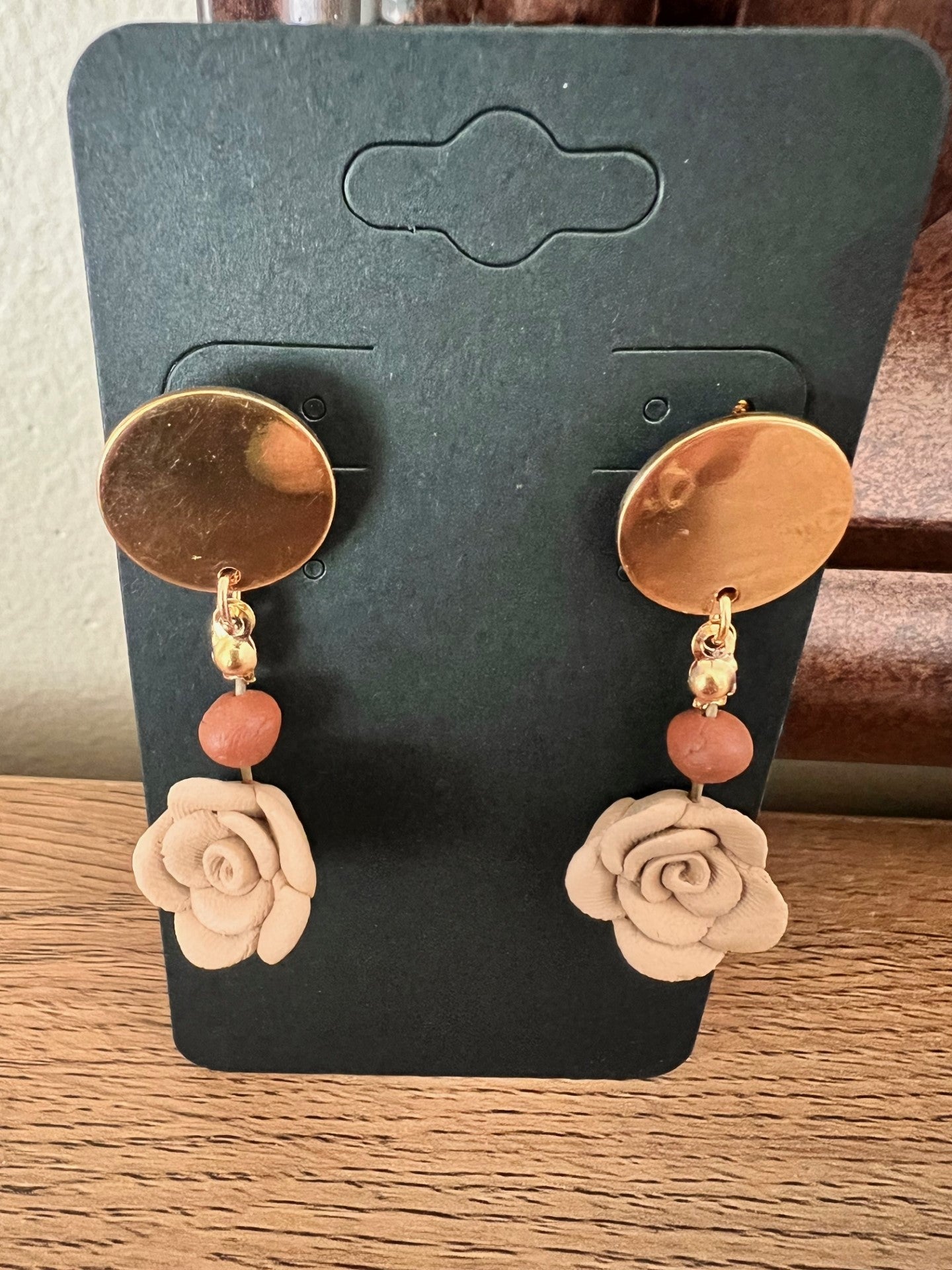 Atzompa Flower Clay Earrings