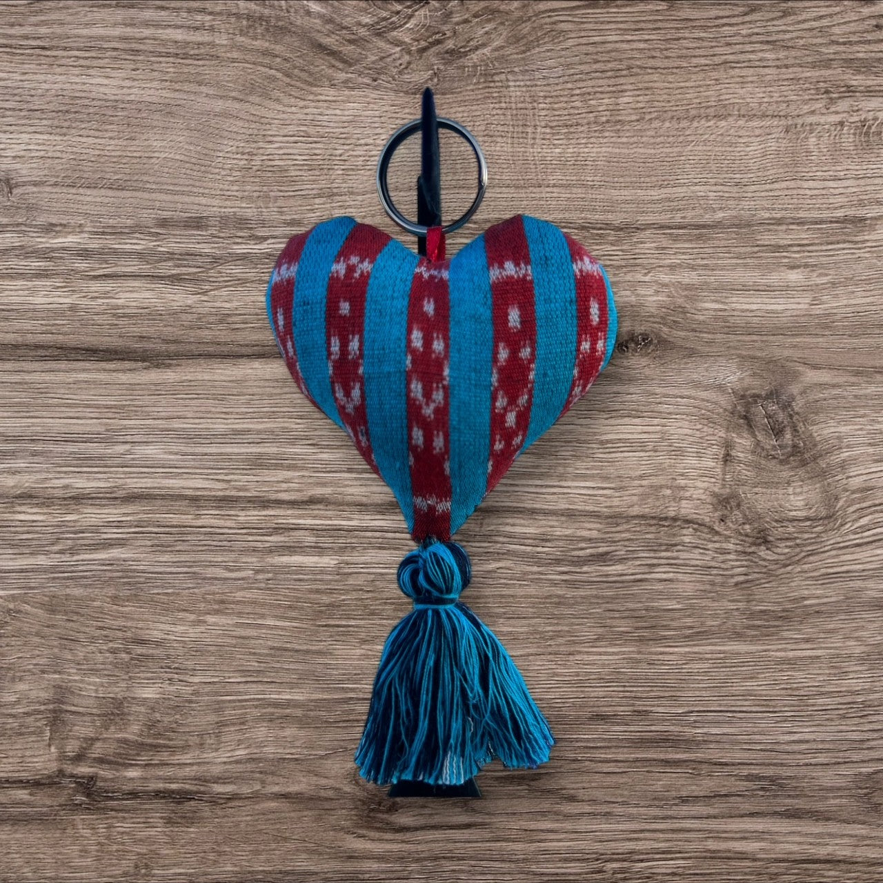 Rebozo Heart Keychain