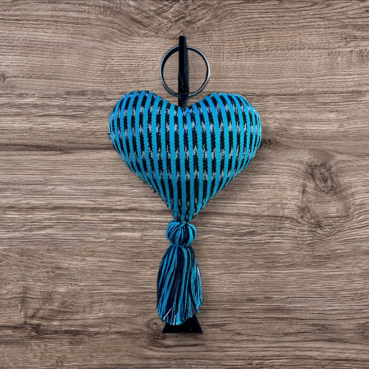 Rebozo Heart Keychain