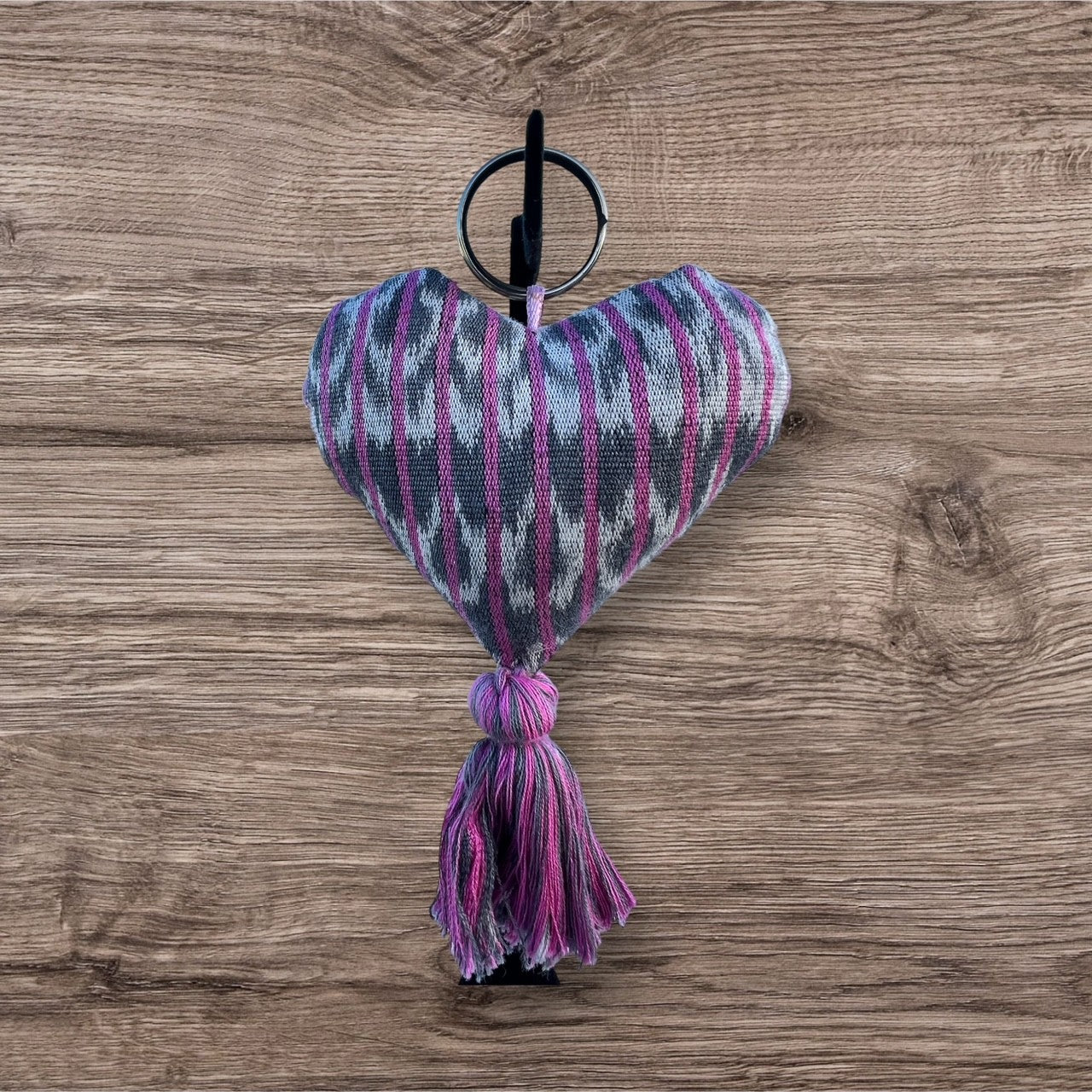 Rebozo Heart Keychain