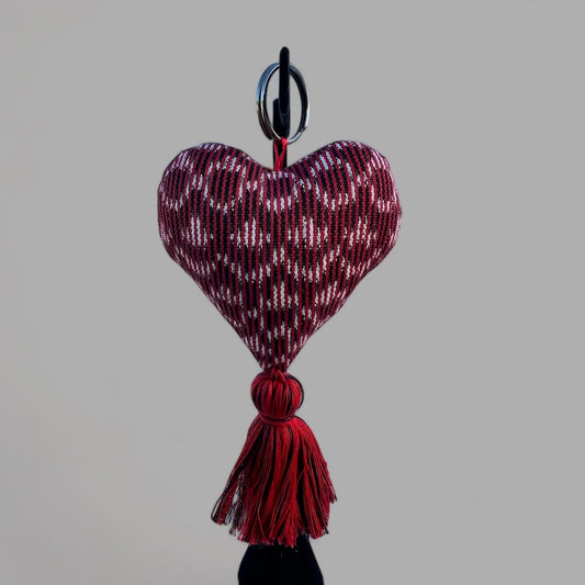 Rebozo Heart Keychain